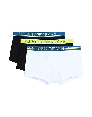 EMPORIO ARMANI Boxer UNDERWEAR White 95% Organic cotton, 5% Elastane