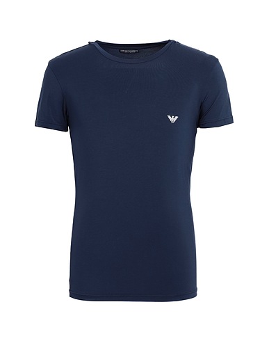 EMPORIO ARMANI Undershirt UNDERWEAR Navy 90% Modal, 10% Elastane
