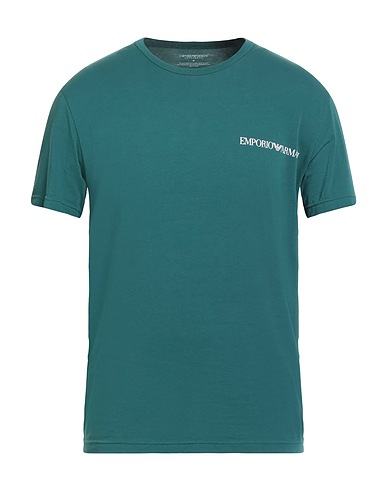 EMPORIO ARMANI Undershirt UNDERWEAR Green 95% Cotton, 5% Elastane