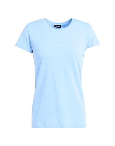 EMPORIO ARMANI T-shirt intima Blu chiaro 95% Cotone organico, 5% Elastan