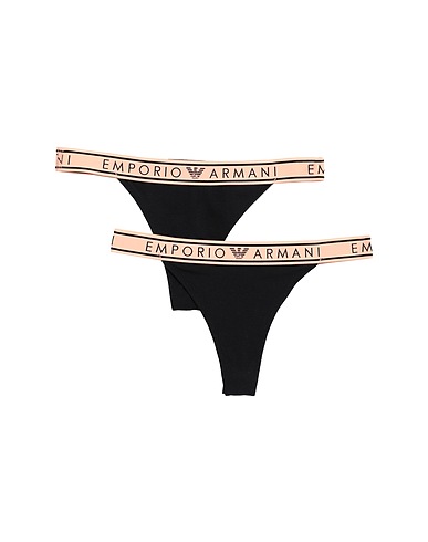 EMPORIO ARMANI Brief UNDERWEAR Black 95% Organic cotton, 5% Elastane