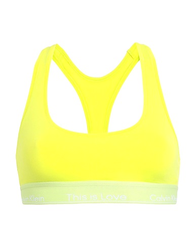 CALVIN KLEIN UNDERWEAR Reggiseno Verde lime 53% Cotone, 35% Lyocell, 12% Elastan