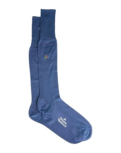 VIVIENNE WESTWOOD Socks & tights Slate blue 100% Cotton
