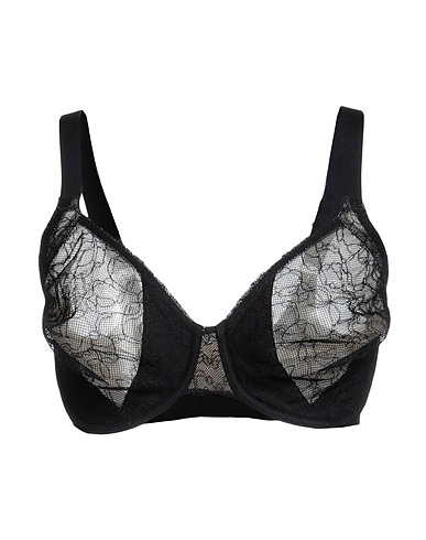 DONNA KARAN Bra Black 70% Nylon, 30% Elastane