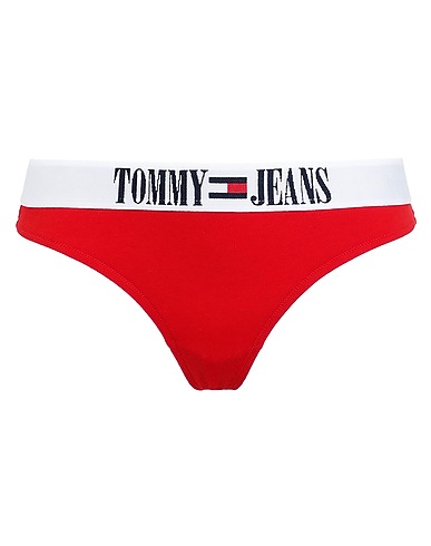 TOMMY JEANS Brief Red 90% Cotton, 10% Elastane