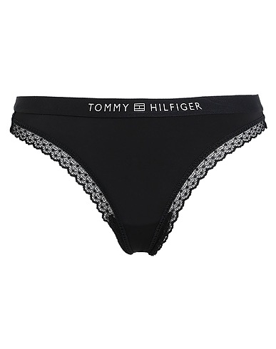 TOMMY HILFIGER Slip Nero 79% Poliammide, 21% Elastan