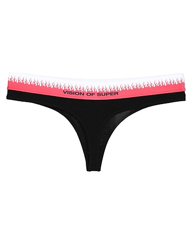 VISION OF SUPER Slip Nero 94% Cotone, 6% Elastan