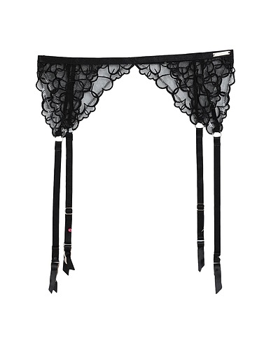 BLUEBELLA Bustier, guêpière e giarrettiere Nero 100% Poliestere riciclato