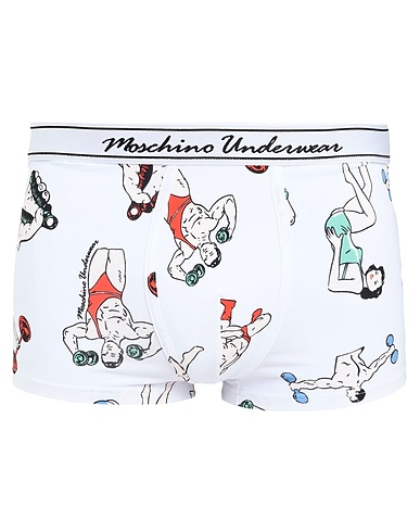 MOSCHINO Boxer White 94% Cotton, 6% Elastane