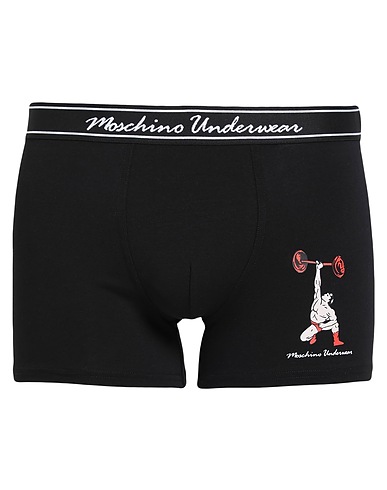 MOSCHINO Boxer Black 94% Cotton, 6% Elastane