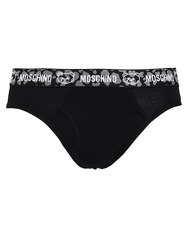 MOSCHINO Slip Nero 92% Cotone, 8% Elastan