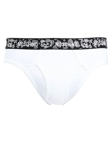 MOSCHINO Slip Bianco 92% Cotone, 8% Elastan