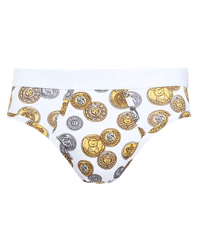 MOSCHINO Slip Bianco 92% Cotone, 8% Elastan