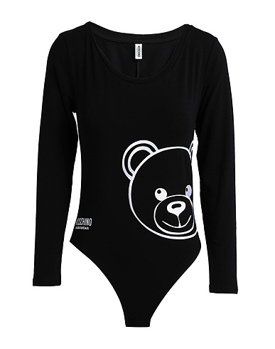 MOSCHINO Body intimo Nero 94% Cotone, 6% Elastan