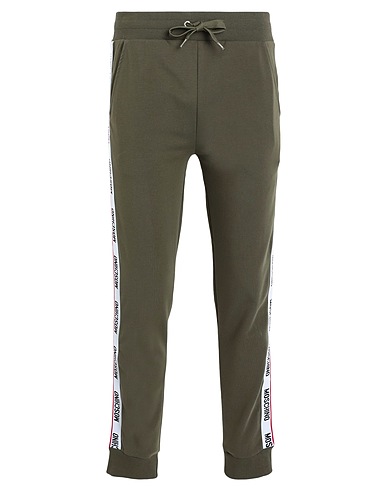 MOSCHINO Sleepwear Military green 92% Cotton, 8% Elastane