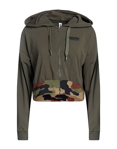MOSCHINO T-shirt intima Verde militare 94% Cotone, 6% Elastan