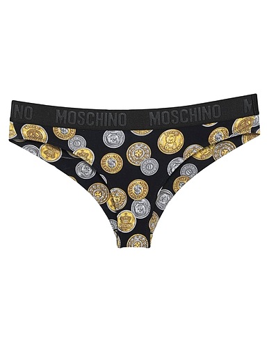 MOSCHINO Slip Nero 92% Cotone, 8% Elastan