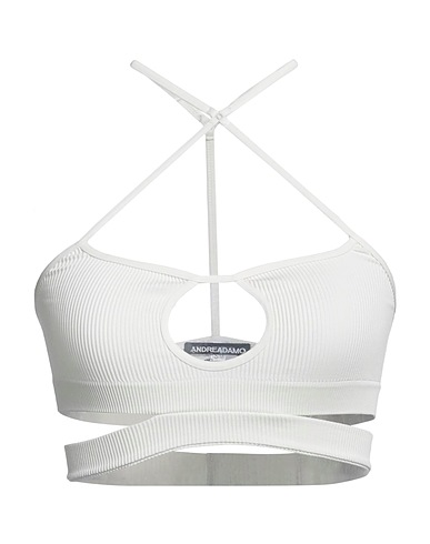 ANDREĀDAMO Top Off white 94% Polyamide, 6% Elastane
