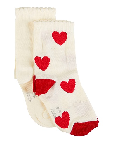 PETIT BATEAU Socken & Strümpfe Elfenbein 74% Baumwolle, 21% Polyamid, 3% Polyester, 2% Elastan