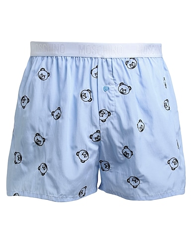 MOSCHINO Boxer Sky blue 60% Cotton, 40% Polyester