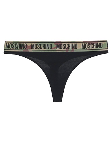 MOSCHINO Slip Nero 92% Cotone, 8% Elastan