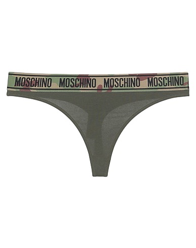 MOSCHINO Brief Military green 92% Cotton, 8% Elastane