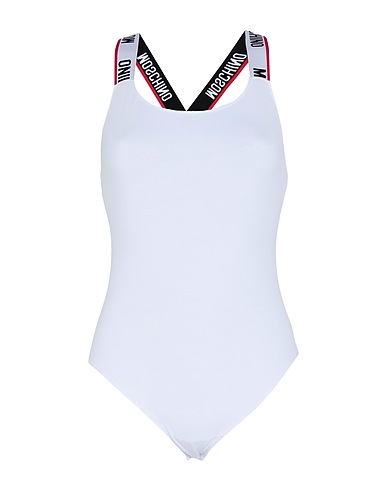 MOSCHINO Lingerie bodysuit White 95% Cotton, 5% Elastane