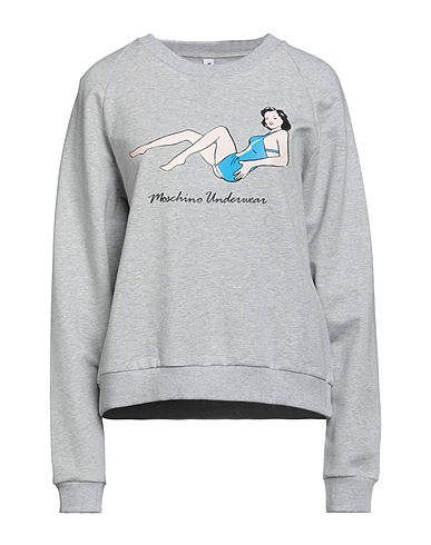 MOSCHINO Undershirt UNDERWEAR Grey 95% Cotton, 5% Elastane