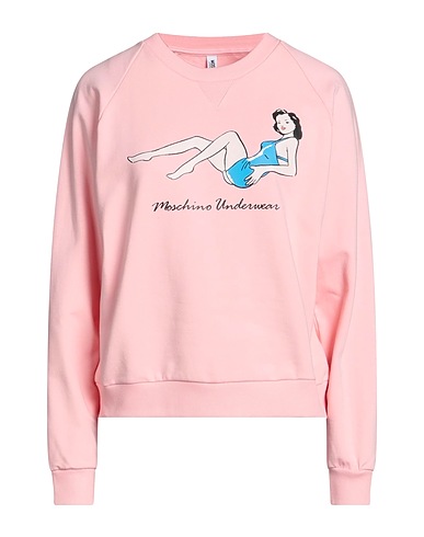 MOSCHINO Undershirt UNDERWEAR Pink 95% Cotton, 5% Elastane