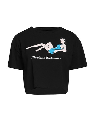MOSCHINO T-shirt intima Nero 94% Cotone, 6% Elastan
