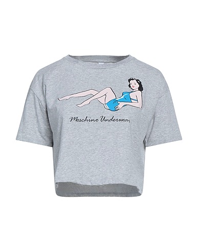 MOSCHINO T-shirt intima Grigio chiaro 94% Cotone, 6% Elastan