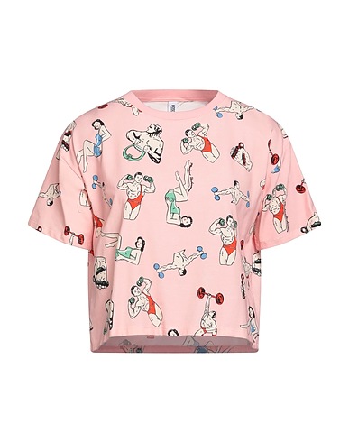 MOSCHINO T-shirt intima Rosa chiaro 94% Cotone, 6% Elastan