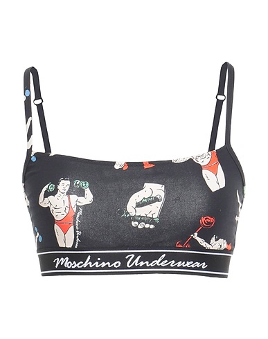 MOSCHINO Bra Black 94% Cotton, 6% Elastane