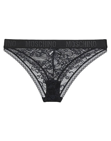 MOSCHINO Slip Nero 88% Poliammide, 12% Elastan