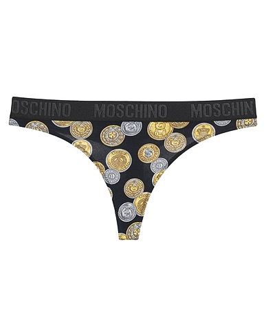 MOSCHINO Slip Nero 92% Cotone, 8% Elastan