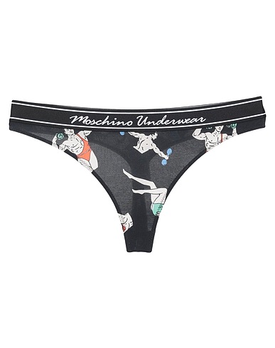 MOSCHINO Brief Black 94% Cotton, 6% Elastane