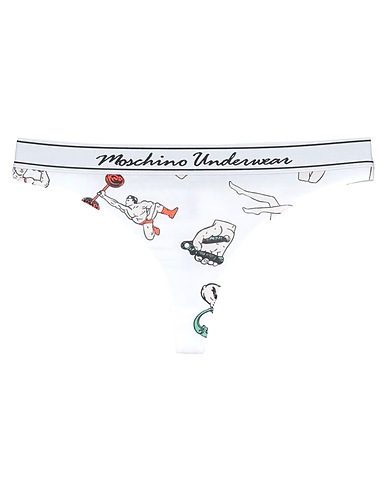 MOSCHINO Brief White 94% Cotton, 6% Elastane