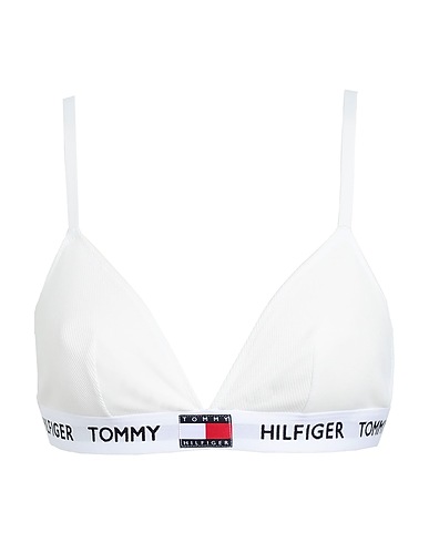 TOMMY HILFIGER Bra White 57% Cotton, 38% Polyester, 5% Elastane