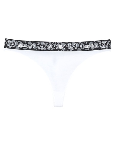 MOSCHINO Slip Bianco 95% Cotone, 5% Elastan