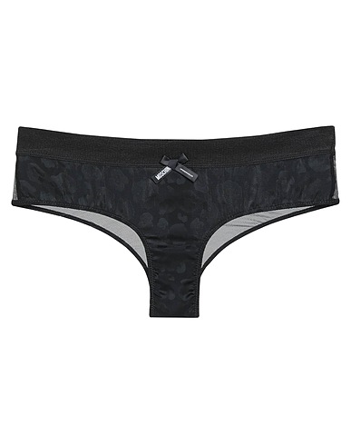 MOSCHINO Brief Black 89% Acetate, 11% Silk, Cotton, Elastane