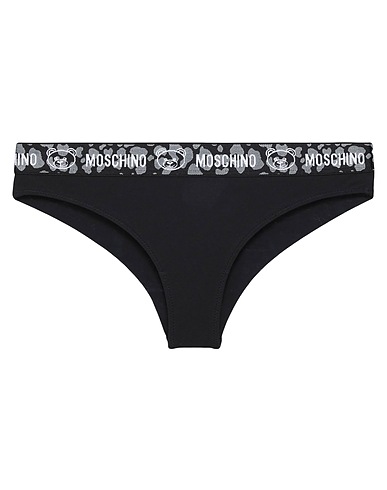 MOSCHINO Slip Nero 95% Cotone, 5% Elastan