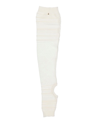 ELISABETTA FRANCHI Socks & tights Ivory 77% Viscose, 22% Polyamide, 1% Elastane