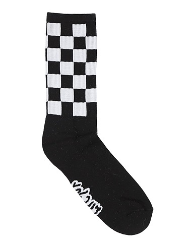 LIFE SUX Socks & tights Black 90% Cotton, 8% Polyamide, 2% Elastane
