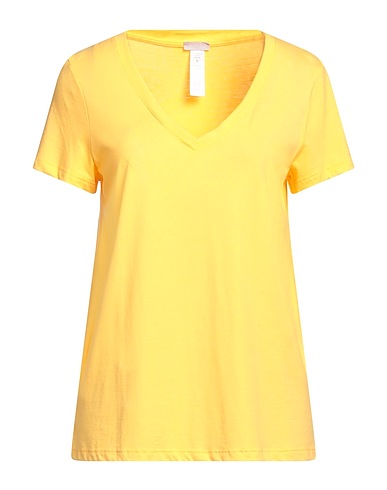 HANRO Undershirt Yellow 50% Cotton, 50% Tencel™ Modal