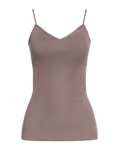 HANRO Undershirt Taupe 100% Cotton