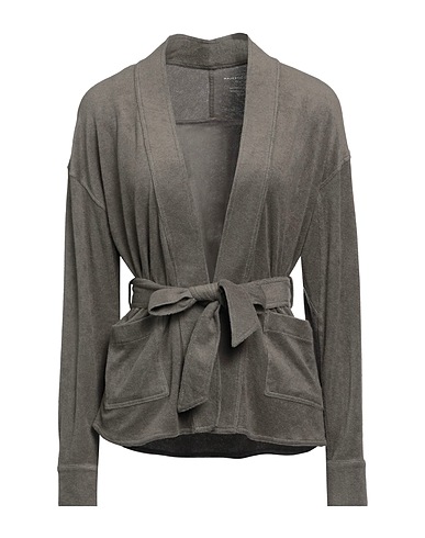 MAJESTIC FILATURES Strickjacke Militärgrün 50% Baumwolle, 50% Modal