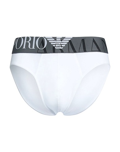 EMPORIO ARMANI Slip Blanco 95% Algodón, 5% Elastán