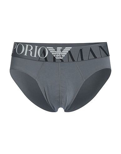 EMPORIO ARMANI Slip Grau 95% Baumwolle, 5% Elastan