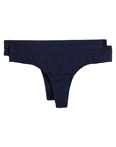 ORGANIC BASICS Slip TENCEL™ LITE TANGA 2-PACK
 Blu navy 95% Lyocell Tencel™, 5% Elastan