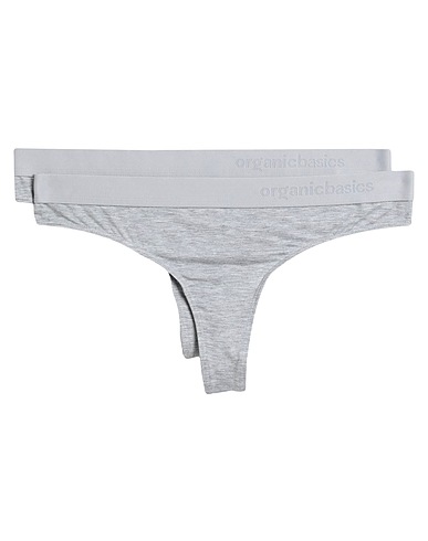 ORGANIC BASICS Brief TENCEL™ LITE TANGA 2-PACK
 Light grey 95% Tencel™ Lyocell, 5% Elastane